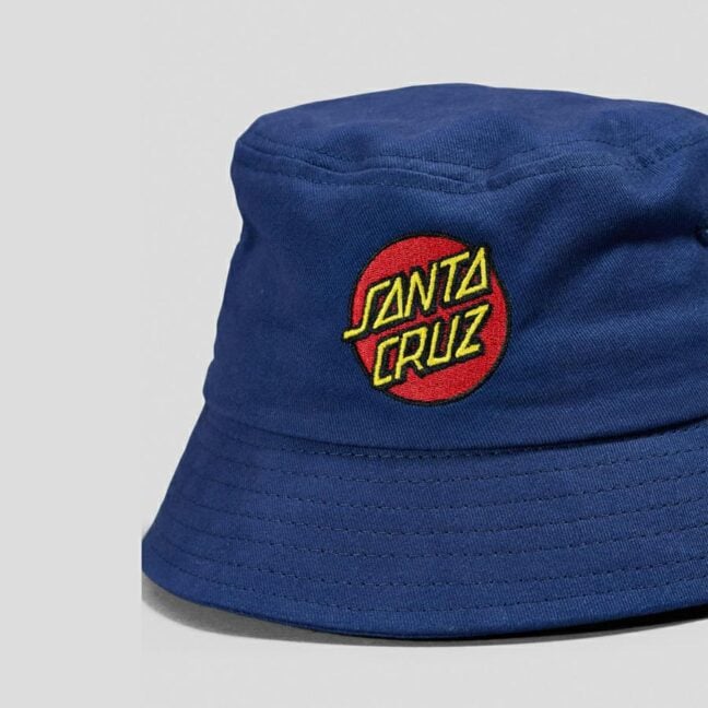 Santa Cruz Skateboards Classic Dot Patch Bucket Dark Blue. Santa Cruz Skateboards Hats & Caps in Boys Hats & Caps & Boys Headwear. Code: SB123-HW21