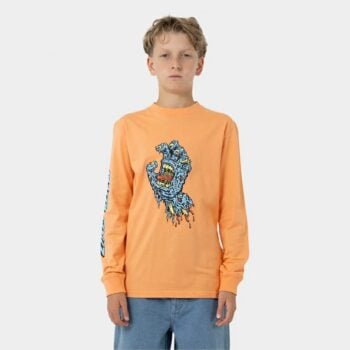 Santa Cruz Skateboards Decaying Hand Centre Ls T Orange. Santa Cruz Skateboards Tees - Long Sleeve in Boys Tees - Long Sleeve & Boys T-shirts & Singlets. Code: SB125-LS01