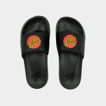 Santa Cruz Skateboards Classic Dot Slides Black. Santa Cruz Skateboards Sandals in Boys Sandals & Boys Footwear. Code: SB223-FO11