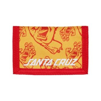 Santa Cruz Skateboards Crowded Hand Hollow Walle Yellow. Santa Cruz Skateboards Wallets in Boys Wallets & Boys Accessories. Code: SB324-SG43