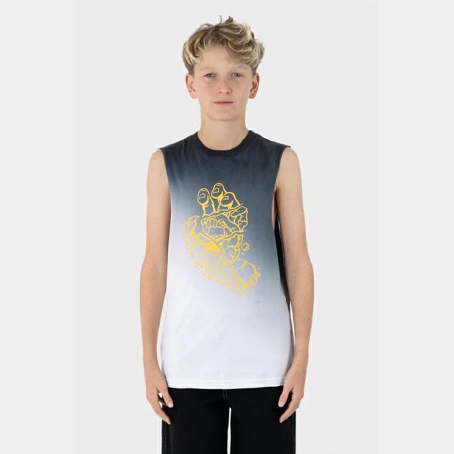 Santa Cruz Skateboards Universal Hand Muscle Black Tir Dye. Santa Cruz Skateboards Tees in Boys Tees & Boys T-shirts & Singlets. Code: SB324-SV03
