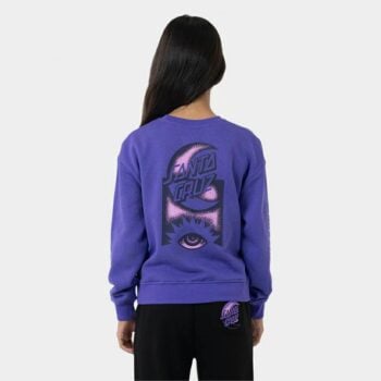 Santa Cruz Skateboards Seeing Moon Dot Chest Swe Iris. Santa Cruz Skateboards Sweats in Girls Sweats & Girls Jackets, Jumpers & Knits. Code: SG125-CR01