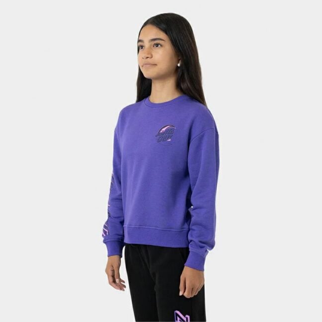 Santa Cruz Skateboards Seeing Moon Dot Chest Swe Iris. Santa Cruz Skateboards Sweats in Girls Sweats & Girls Jackets, Jumpers & Knits. Code: SG125-CR01