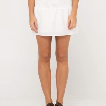 Rusty Palm Springs Shirred Mini Snow. Rusty Skirts in Womens Skirts & Womens Skirts, Dresses & Jumpsuits. Code: SKL0628