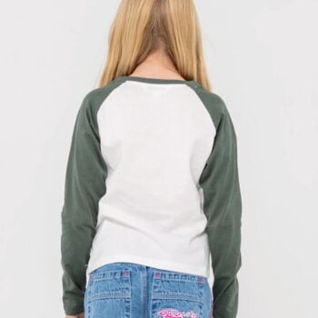 Rusty Heritage Long Sleeve Tee Ecru. Rusty Tees - Long Sleeve in Girls Tees - Long Sleeve & Girls T-shirts & Singlets. Code: TTG0082