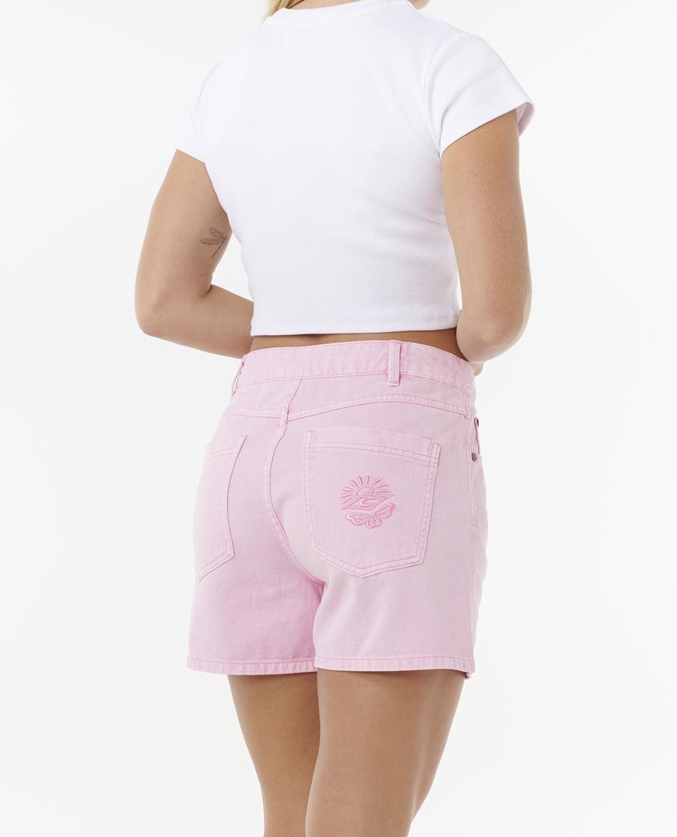 Rip Curl Tabby Denim Short Pink. Rip Curl Walkshorts - Fitted Waist in Womens Walkshorts - Fitted Waist & Womens Shorts. Code: 03RWWS