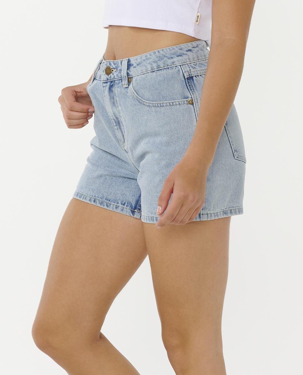 Rip Curl Tabby Denim Short Vintage Blue. Rip Curl Walkshorts - Fitted Waist in Womens Walkshorts - Fitted Waist & Womens Shorts. Code: 03RWWS