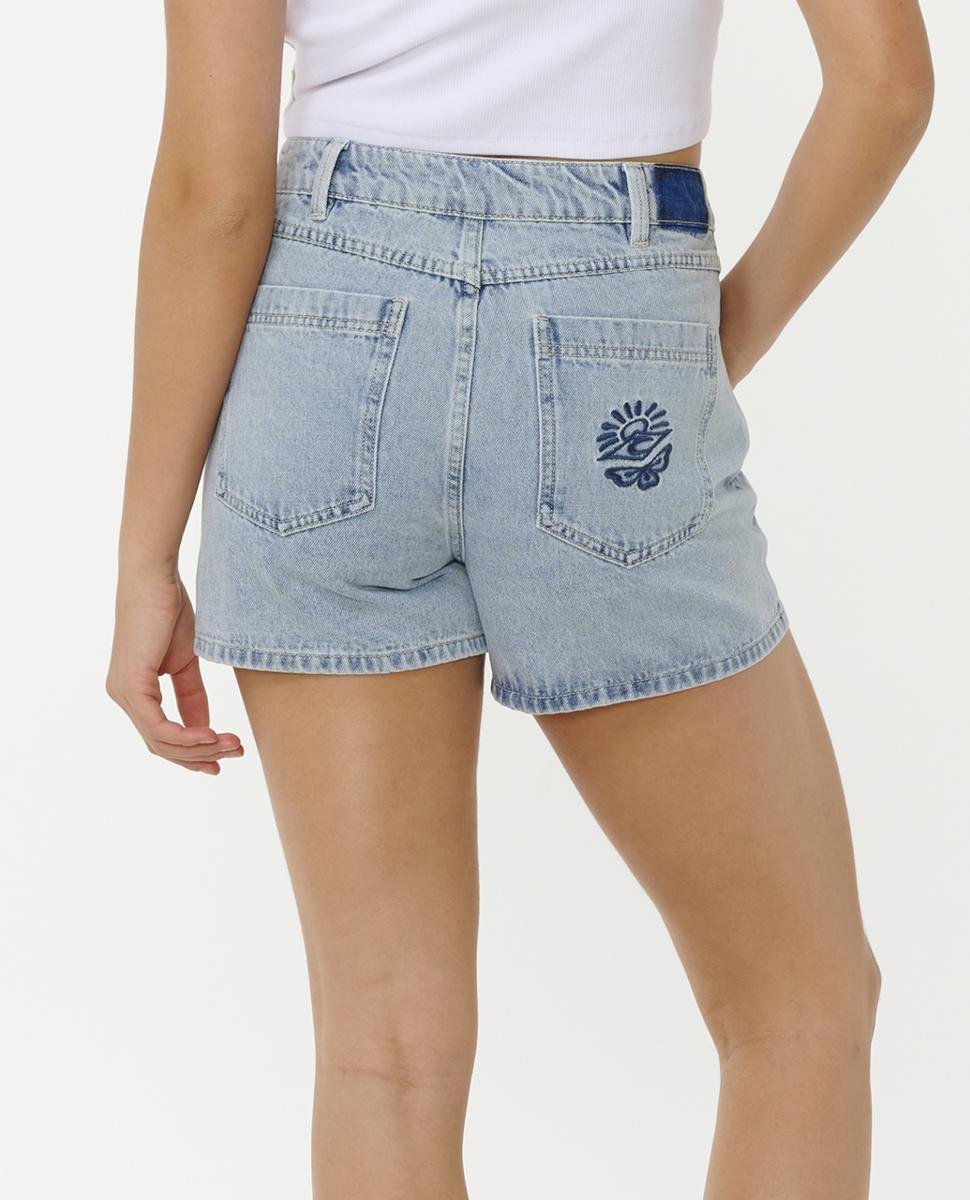 Rip Curl Tabby Denim Short Vintage Blue. Rip Curl Walkshorts - Fitted Waist in Womens Walkshorts - Fitted Waist & Womens Shorts. Code: 03RWWS