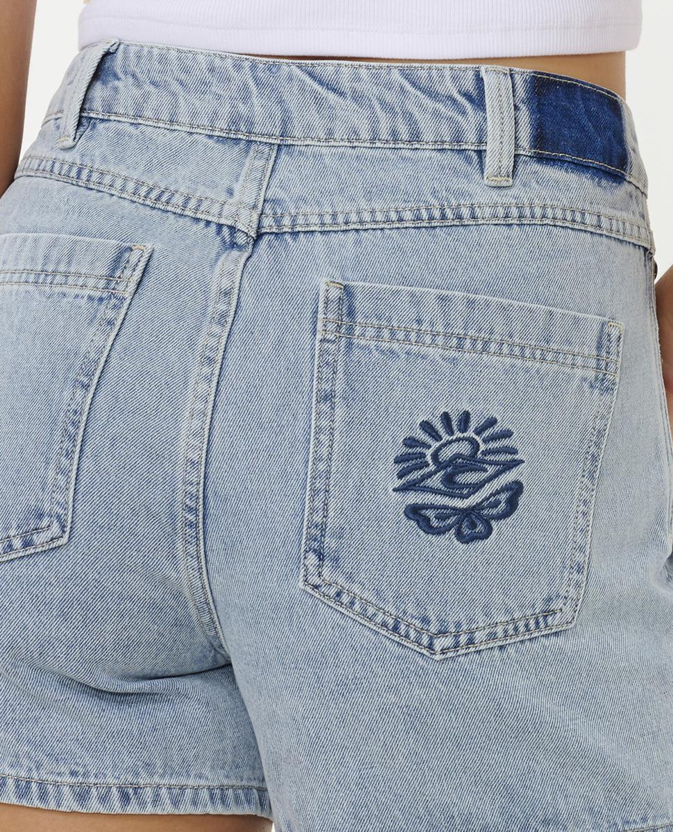 Rip Curl Tabby Denim Short Vintage Blue. Rip Curl Walkshorts - Fitted Waist in Womens Walkshorts - Fitted Waist & Womens Shorts. Code: 03RWWS