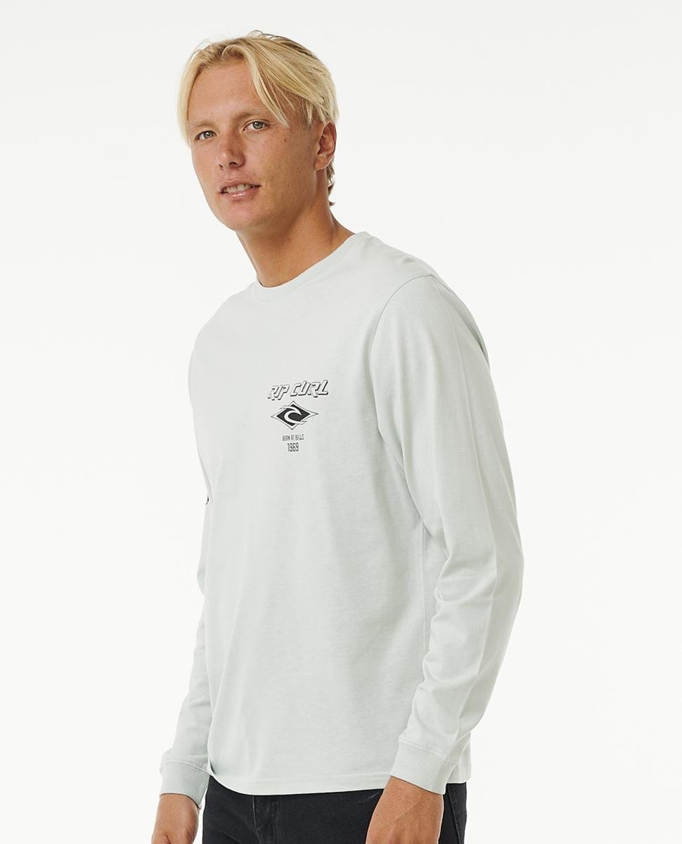 Rip Curl Fade Out Icon L/s Tee Light Green. Rip Curl Tees - Long Sleeve in Mens Tees - Long Sleeve & Mens T-shirts & Singlets. Code: 0BQMTE