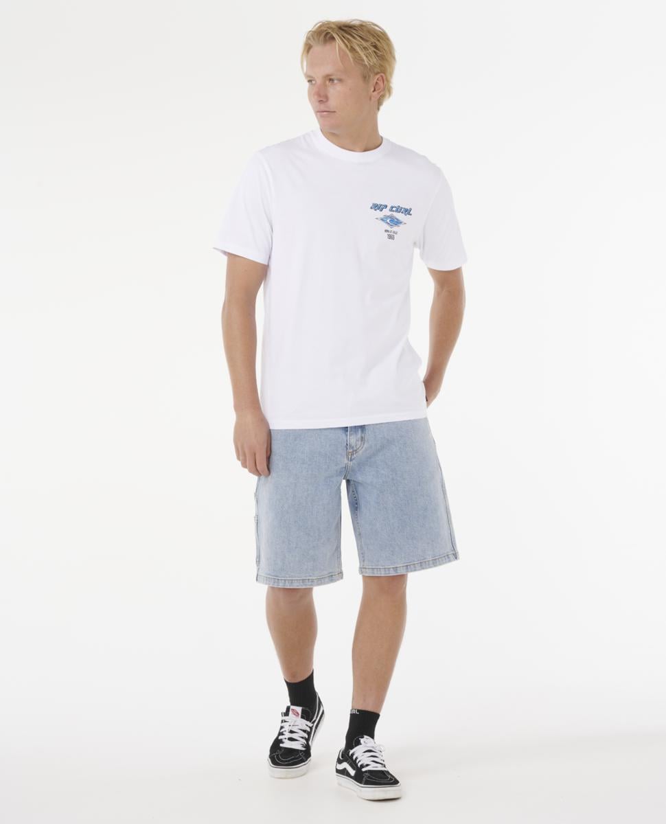 Rip Curl Fade Out Icon Tee White. Rip Curl Tees in Mens Tees & Mens T-shirts & Singlets. Code: 0CAMTE