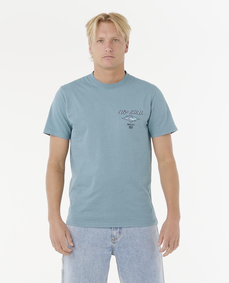 Rip Curl Fade Out Icon Tee Storm Blue. Rip Curl Tees in Mens Tees & Mens T-shirts & Singlets. Code: 0CAMTE