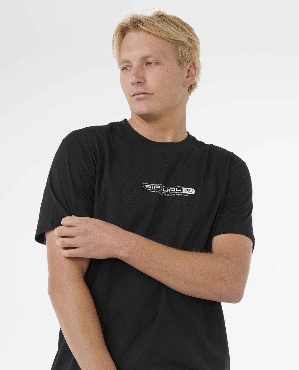 Rip Curl Vaporcool Test Tube Tee Black. Rip Curl Tees in Mens Tees & Mens T-shirts & Singlets. Code: 0TEMTE
