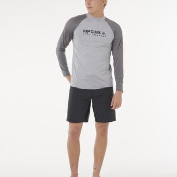 Rip Curl Shock Upf L/s Grey Marle. Rip Curl Rashvests in Mens Rashvests & Mens Wetsuits. Code: 16GMRV