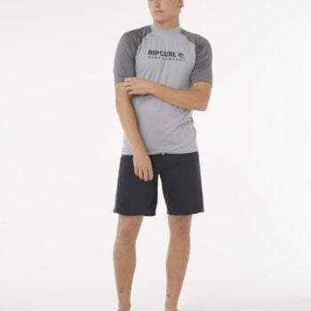 Rip Curl Shock Upf S/s Grey Marle. Rip Curl Rashvests in Mens Rashvests & Mens Wetsuits. Code: 16HMRV