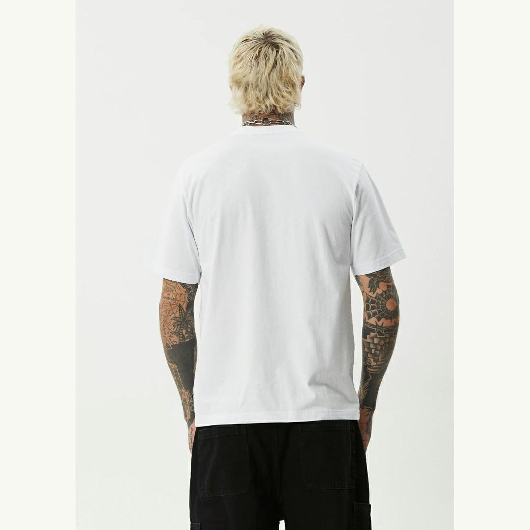 Afends Torched Retro Tee White. Afends Tees in Mens Tees & Mens T-shirts & Singlets. Code: M253000