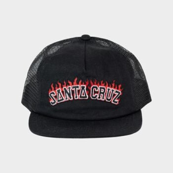 Santa Cruz Skateboards Flamed Arch Trucker Cap Black. Santa Cruz Skateboards Hats & Caps in Boys Hats & Caps & Boys Headwear. Code: SB225-HW06