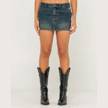 Rusty Billie Low Rise Denim Min Dark N Dirty. Rusty Skirts in Womens Skirts & Womens Skirts, Dresses & Jumpsuits. Code: SKL0634