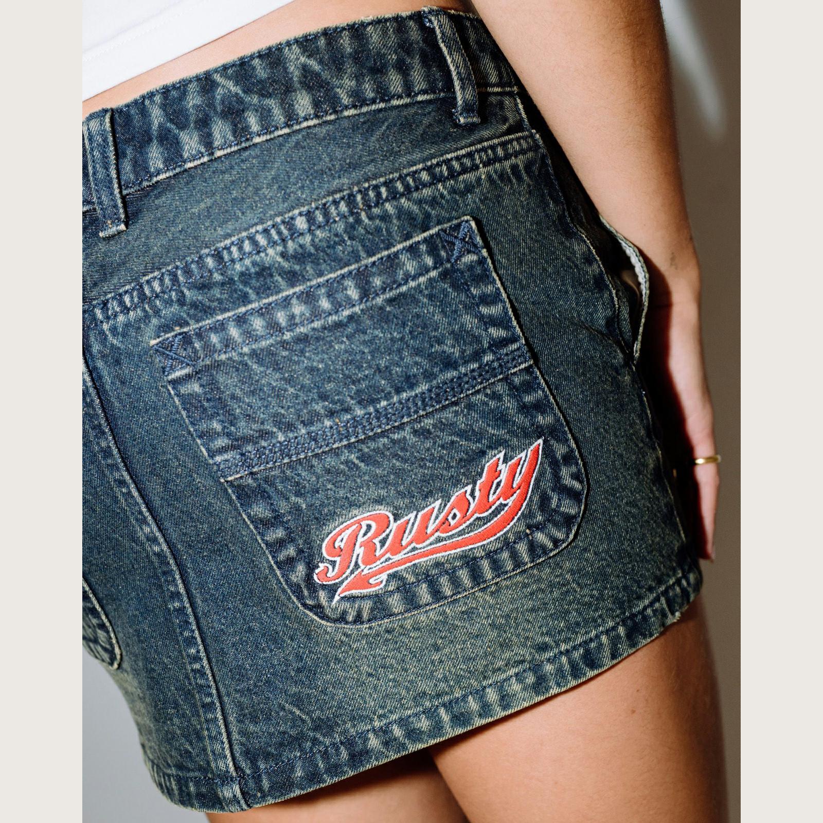 Rusty Billie Low Rise Denim Min Dark N Dirty. Rusty Skirts in Womens Skirts & Womens Skirts, Dresses & Jumpsuits. Code: SKL0634