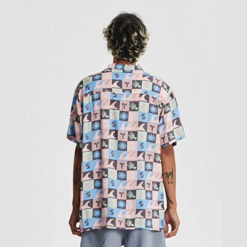 Critical Slide Society Lifecycle Resort Shirt Musk. Critical Slide Society Shirts - Short Sleeve in Mens Shirts - Short Sleeve & Mens Shirts. Code: SS24555