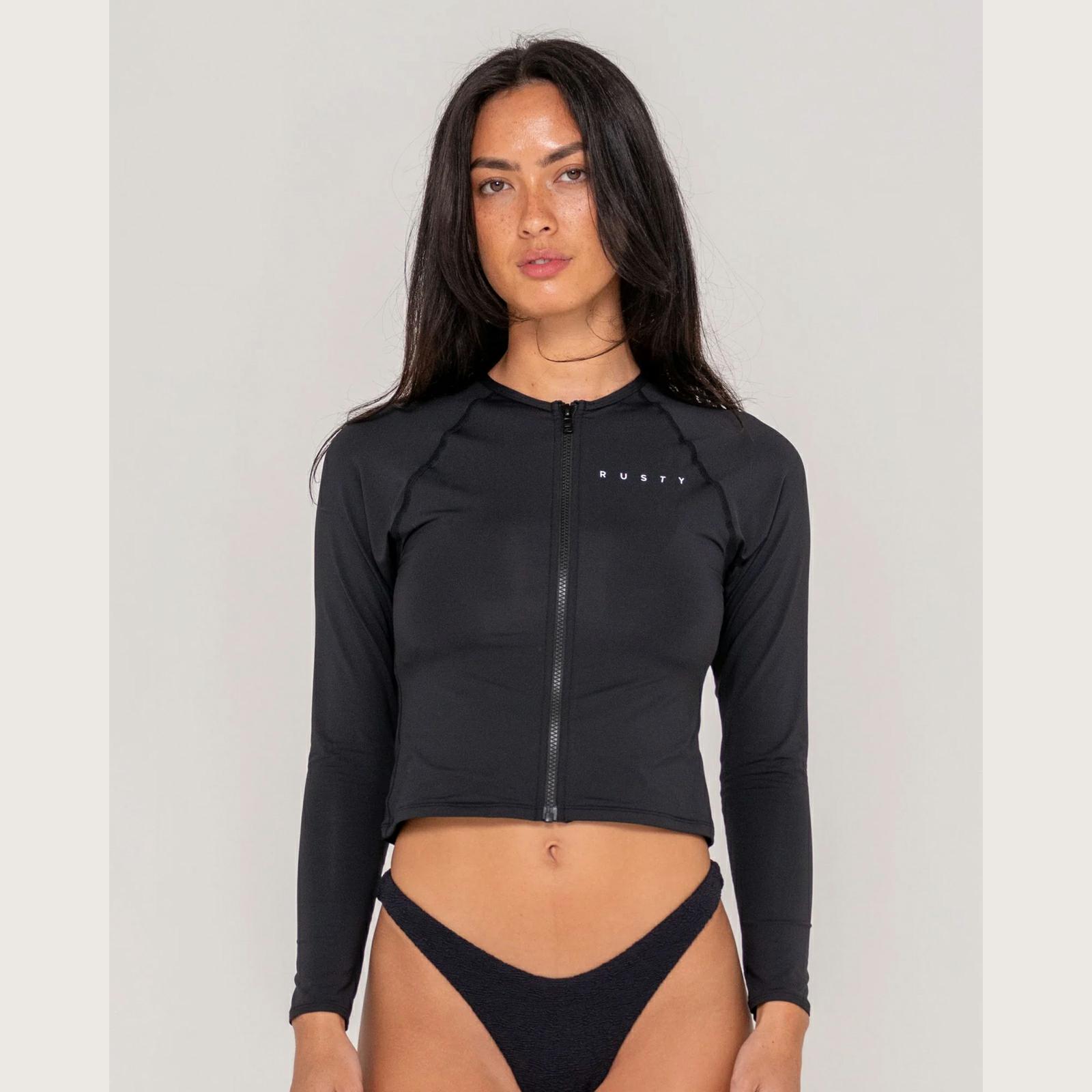 Rusty Essentials Zip Through Ls Black. Rusty Swimwear - Separates in Womens Swimwear - Separates & Womens Swimwear. Code: SWL1752