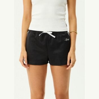 Afends Thorn Bound Sweat Short Black. Afends Walkshorts - Elastic Waist in Womens Walkshorts - Elastic Waist & Womens Shorts. Code: W253300