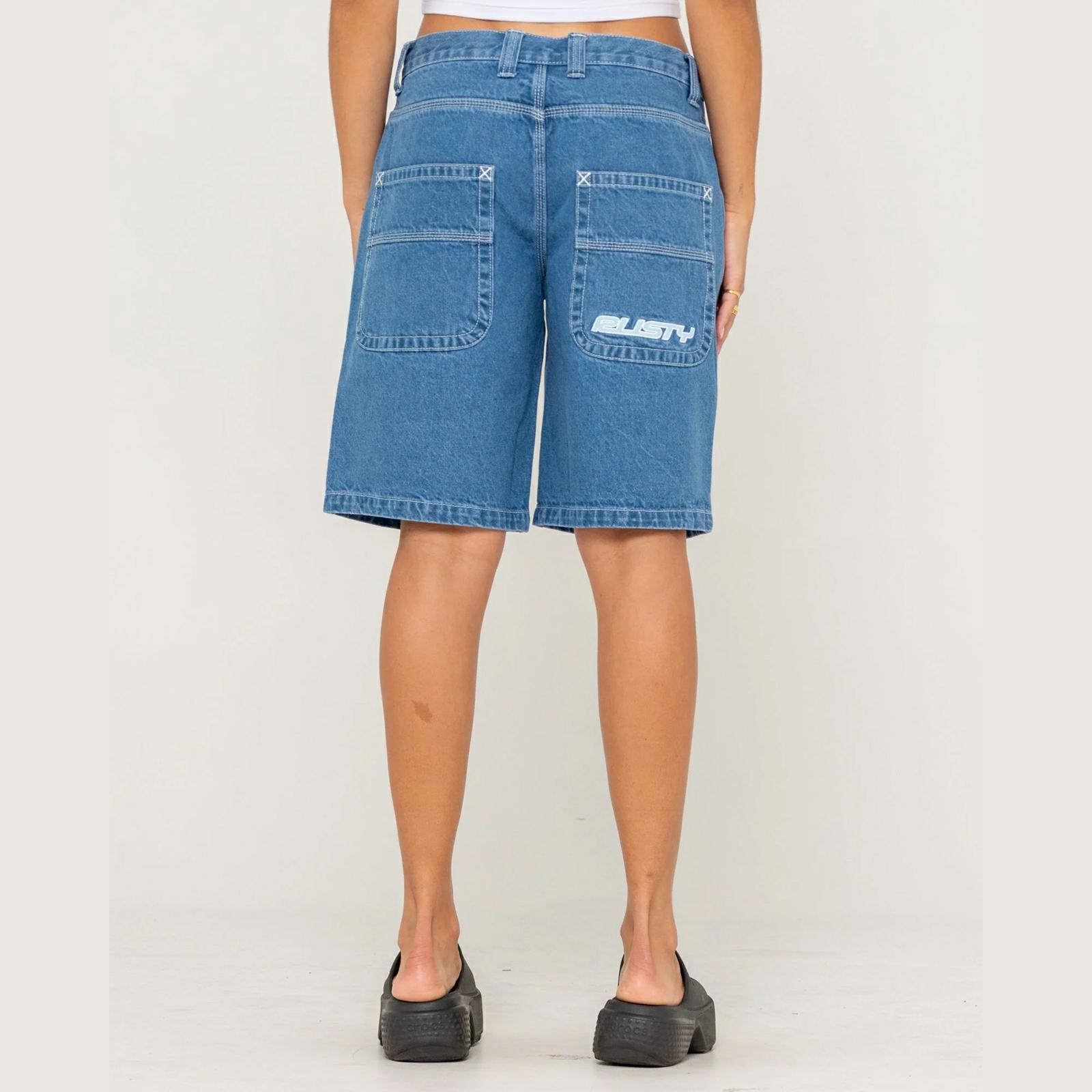 Rusty Flip Mommy Demin Shorts Mdy. Rusty Walkshorts - Fitted Waist in Womens Walkshorts - Fitted Waist & Womens Shorts. Code: WKL0808