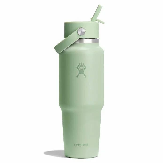 Hydro Flask 32oz Wide Straw Travel Aloe. Hydro Flask Drinkware in Generic Drinkware & Generic Accessories. Code: WT32BFS