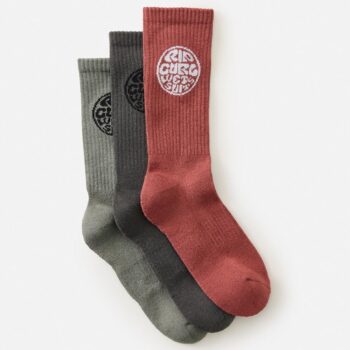 Rip Curl Wetty Crew Sock 3-pk Black. Rip Curl Socks, Underwear, Pyjamas in Mens Socks, Underwear, Pyjamas & Mens Footwear. Code: 009MSO
