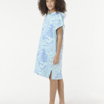 Rip Curl Mixed Cotton Hooded Towel Blue. Rip Curl Towels - Hooded in Girls Towels - Hooded & Girls Accessories. Code: 00HGTO