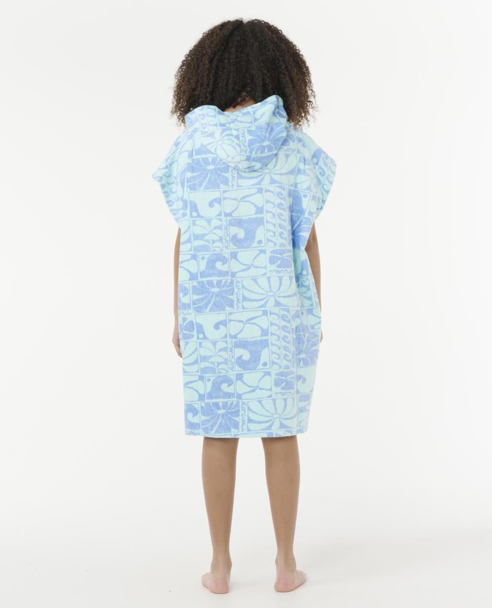 Rip Curl Mixed Cotton Hooded Towel Blue. Rip Curl Towels - Hooded in Girls Towels - Hooded & Girls Accessories. Code: 00HGTO