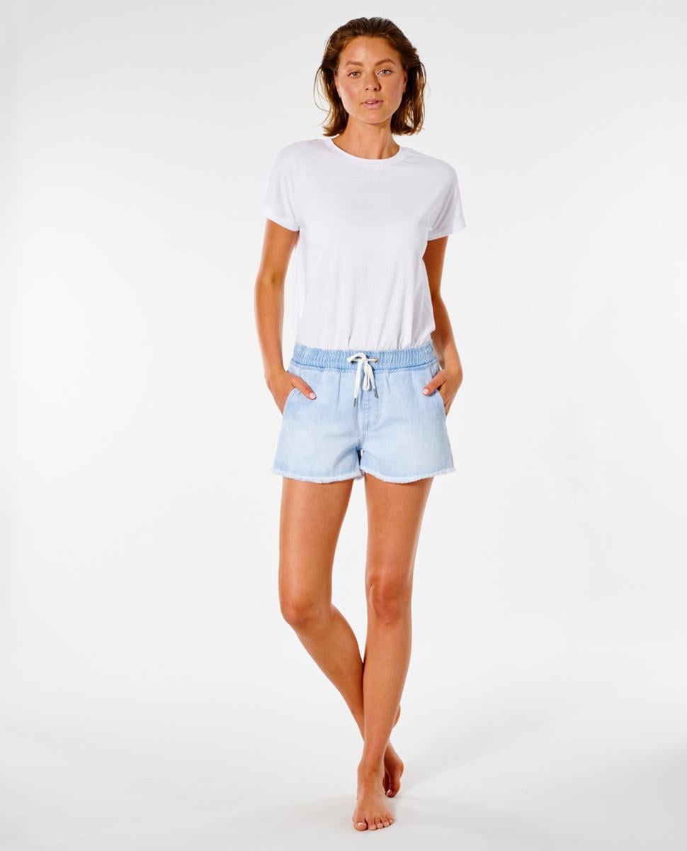 Rip Curl Tara Short Blue Ice. Rip Curl Walkshorts - Elastic Waist in Womens Walkshorts - Elastic Waist & Womens Shorts. Code: 02DWWS
