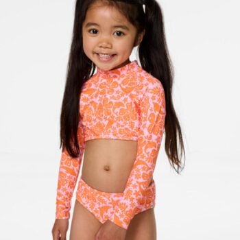 Rip Curl Sun And Swell Ls Swim Set Mandarin Orange. Rip Curl Swimwear - Separates in Toddler Girls Swimwear - Separates & Toddler Girls Swimwear. Code: 02JJSW