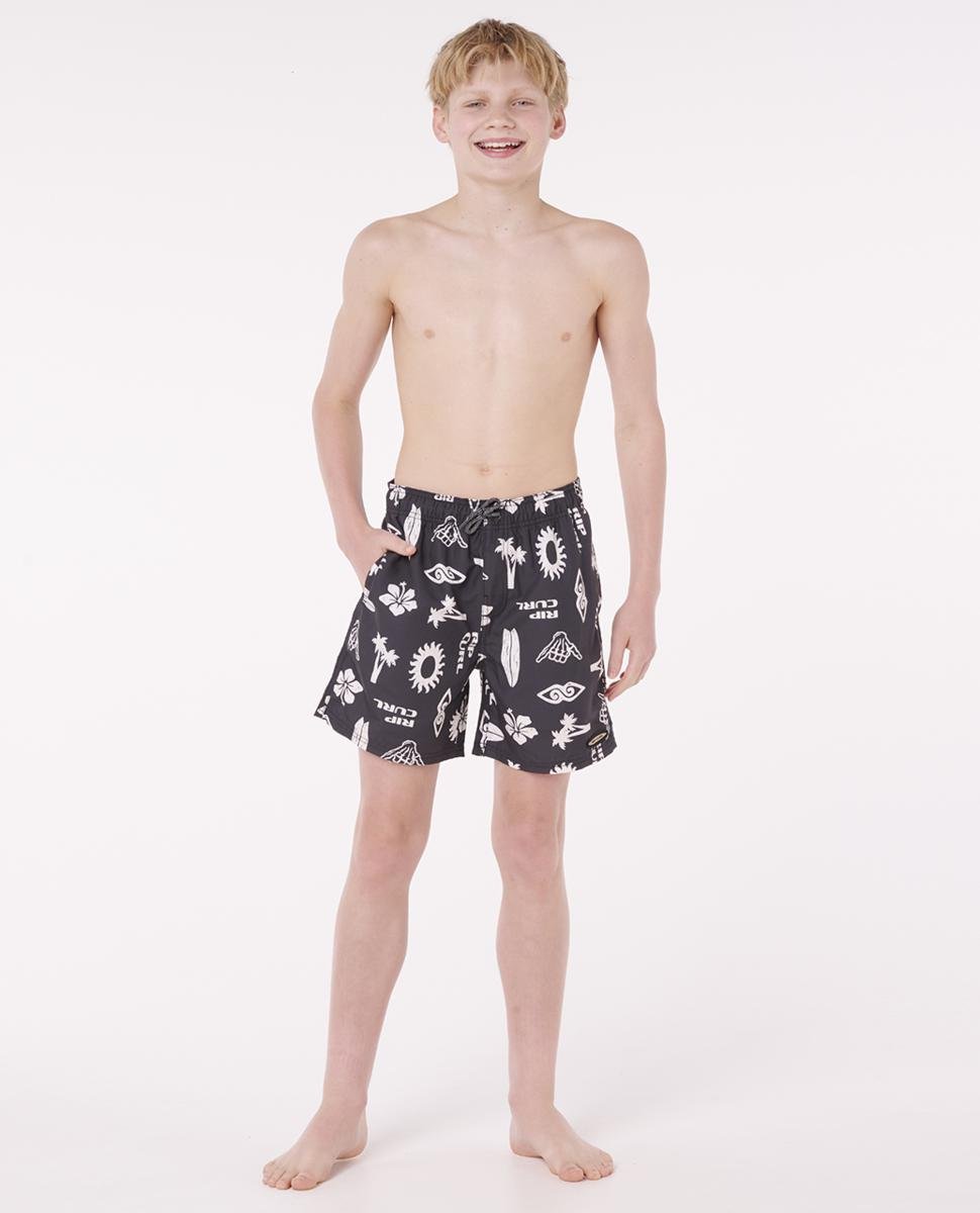 Rip Curl Island Paradiso Volley -b Washed Black. Rip Curl Boardshorts - Elastic Waist in Boys Boardshorts - Elastic Waist & Boys Shorts. Code: 052BBO