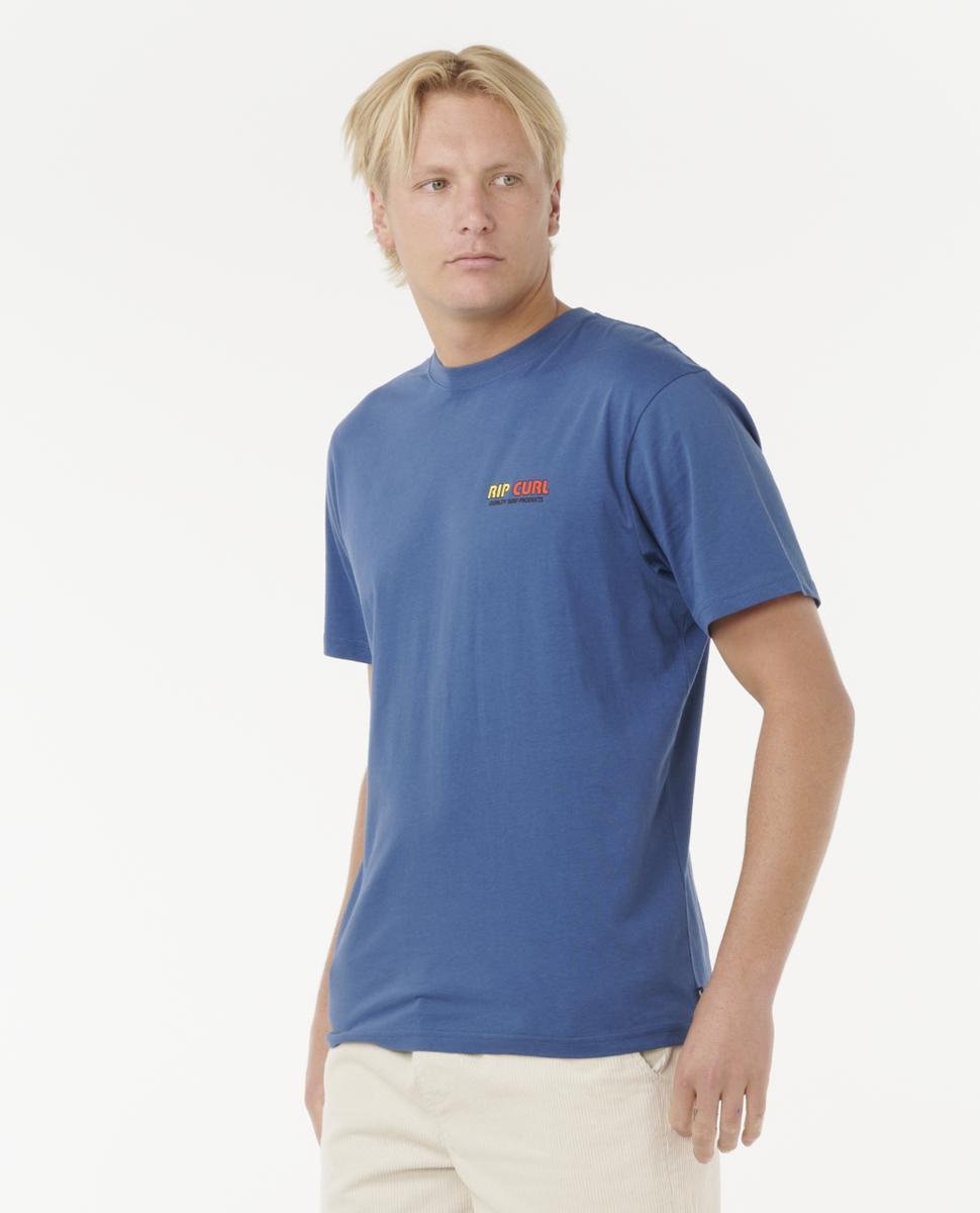 Rip Curl Surf Revival Lined Up Tee Light Navy. Rip Curl Tees in Mens Tees & Mens T-shirts & Singlets. Code: 0U3MTE