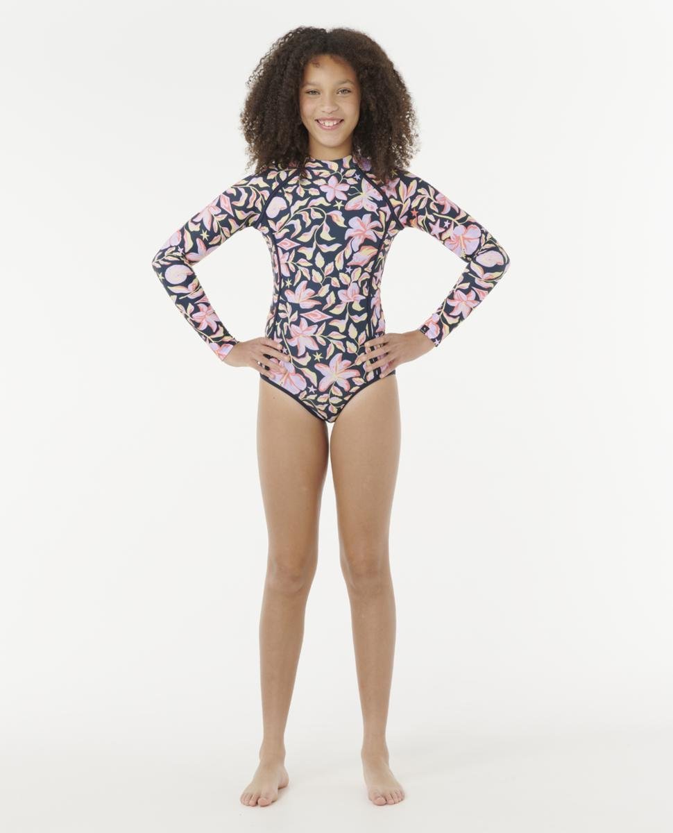 Rip Curl Sunset Skies Ls Surfsuit- Navy. Rip Curl Rashvests in Girls Rashvests & Girls Wetsuits. Code: 13SGRV
