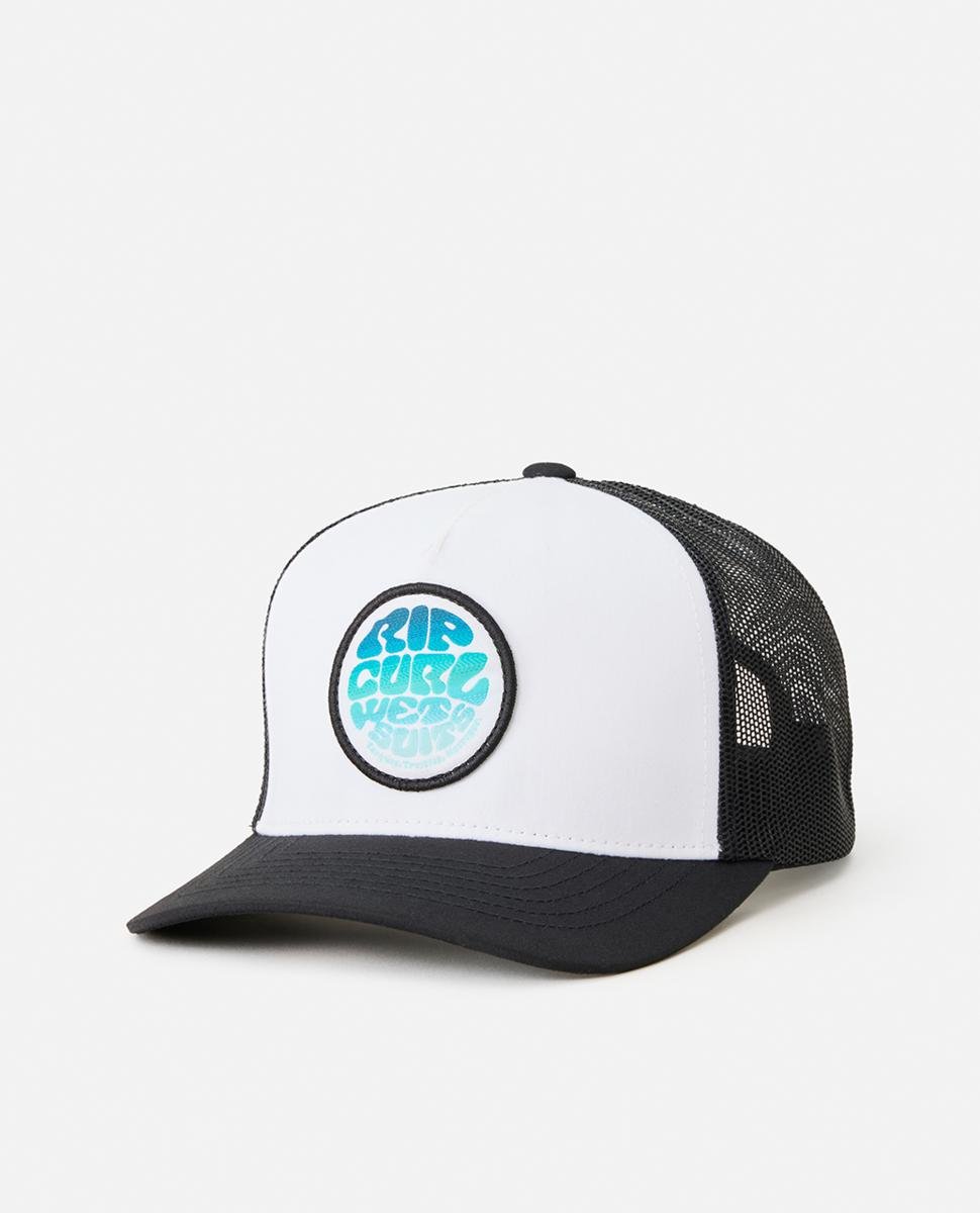 Rip Curl Wetsuit Icon Trucker Cap Boys (8-16 Years) OCEAN, BLACK