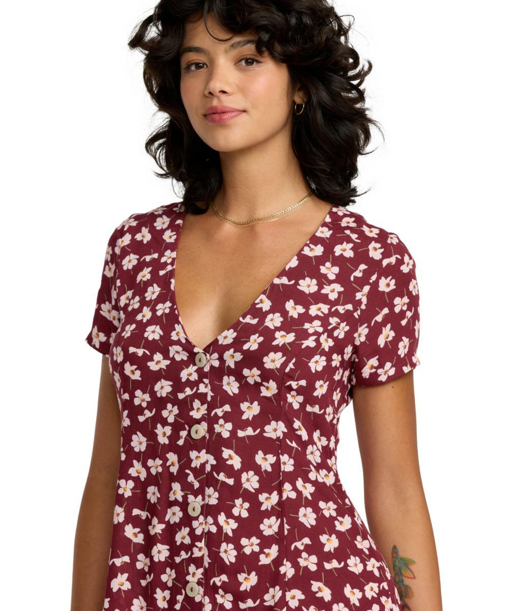 Rvca Understated - Mini Dress For Women Cranberry. Rvca Dresses in Womens Dresses & Womens Skirts, Dresses & Jumpsuits. Code: 23B131508