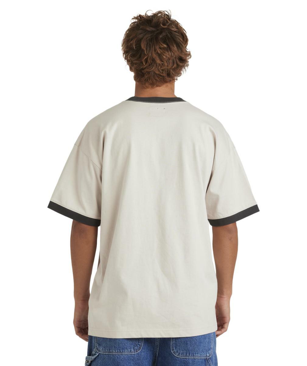 Billabong Script Ringer Ss Stone. Billabong Tees in Mens Tees & Mens T-shirts & Singlets. Code: 24A013574