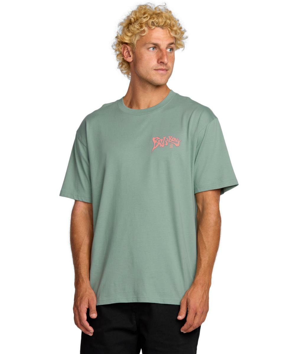 Billabong Morning Haze Regular Ss Mineral Blue. Billabong Tees in Mens Tees & Mens T-shirts & Singlets. Code: 24A353517