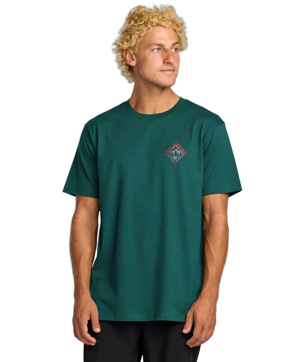 Billabong Rockies Adiv Ss Spruce Green. Billabong Tees in Mens Tees & Mens T-shirts & Singlets. Code: 24A503500