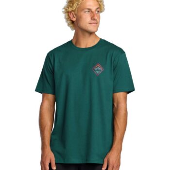 Billabong Rockies Adiv Short Sleeve Tee Spruce Green. Billabong Tees in Mens Tees & Mens T-shirts & Singlets. Code: 24A503500