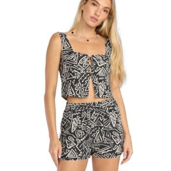 Billabong Sunflower - Elastic Waist Shorts For Women Black/white. Billabong Walkshorts - Fitted Waist in Womens Walkshorts - Fitted Waist & Womens Shorts. Code: 24B091525