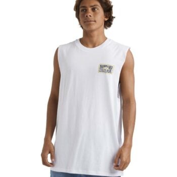 Quiksilver Twisted Tides Muscle White. Quiksilver Singlets & Tanks in Mens Singlets & Tanks & Mens T-shirts & Singlets. Code: 25A373571