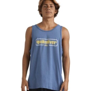 Quiksilver Retro Box Tank China Blue. Quiksilver Singlets & Tanks in Mens Singlets & Tanks & Mens T-shirts & Singlets. Code: 25A373572