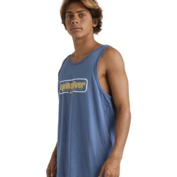 Quiksilver Retro Box Tank China Blue. Quiksilver Singlets & Tanks in Mens Singlets & Tanks & Mens T-shirts & Singlets. Code: 25A373572