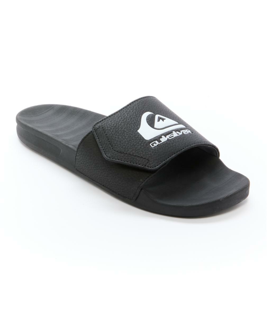 Quiksilver Sunset Slide Adjust Black. Quiksilver Sandals in Mens Sandals & Mens Footwear. Code: CQ10102M