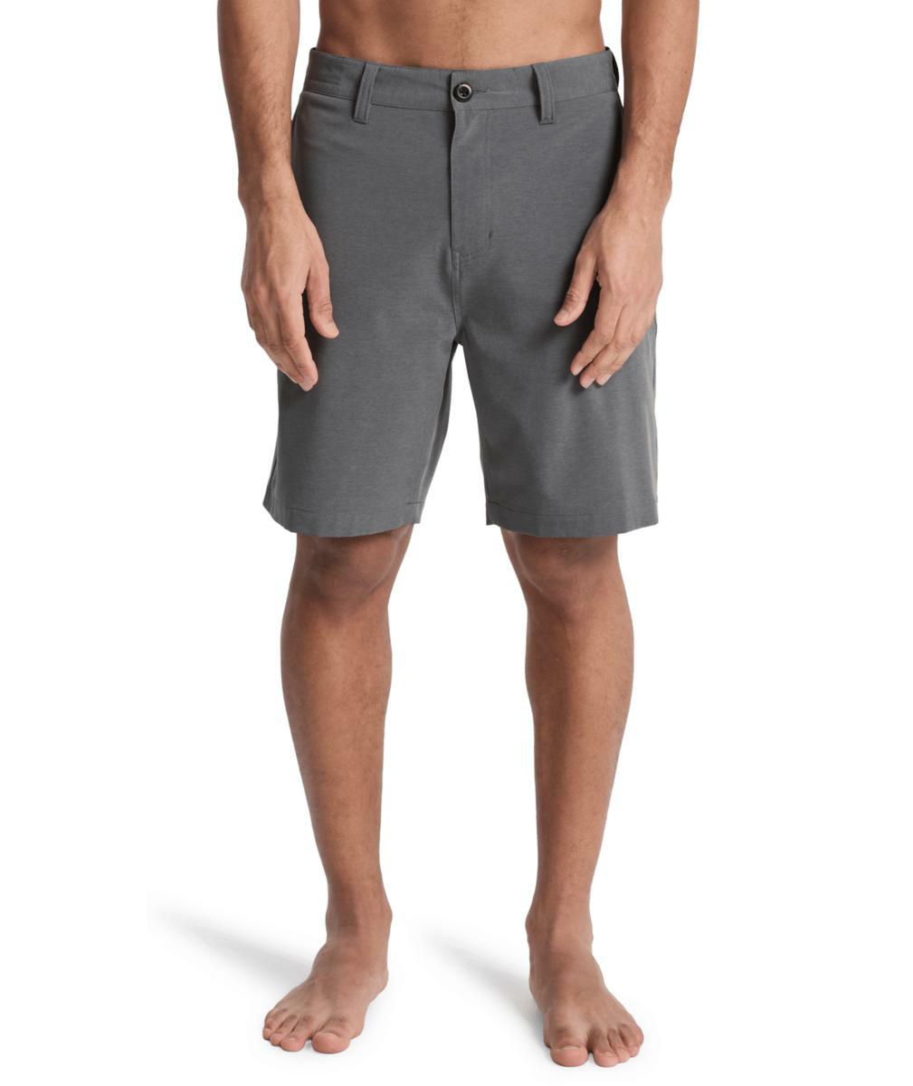 Quiksilver Union Heather Amph 19" - Amphibian Hybrid Shorts For Men Black Heather. Quiksilver Walkshorts - Fitted Waist in Mens Walkshorts - Fitted Waist & Mens Shorts. Code: EQYHY03877