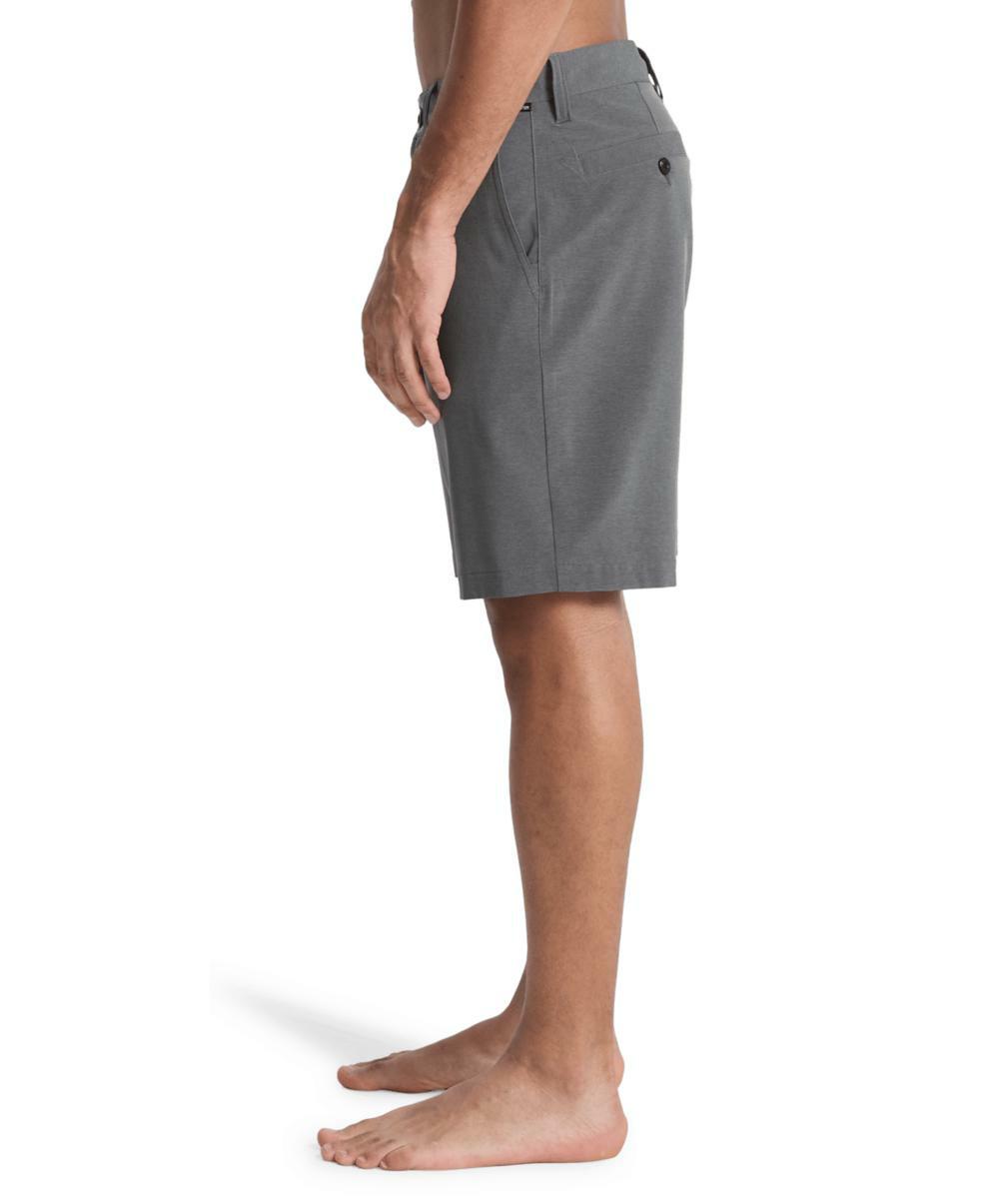 Quiksilver Union Heather Amph 19" - Amphibian Hybrid Shorts For Men Black Heather. Quiksilver Walkshorts - Fitted Waist in Mens Walkshorts - Fitted Waist & Mens Shorts. Code: EQYHY03877