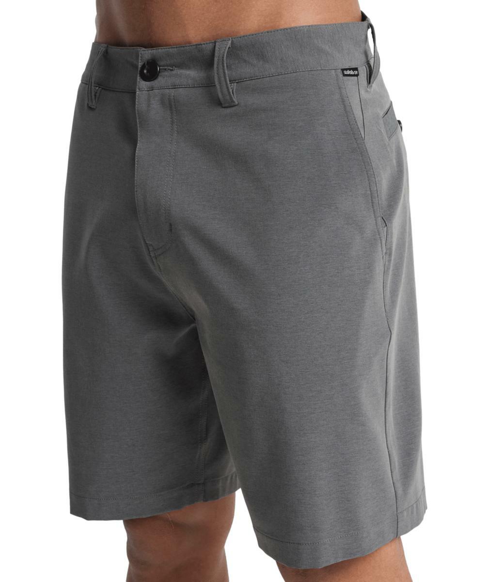 Quiksilver Union Heather Amph 19" - Amphibian Hybrid Shorts For Men Black Heather. Quiksilver Walkshorts - Fitted Waist in Mens Walkshorts - Fitted Waist & Mens Shorts. Code: EQYHY03877